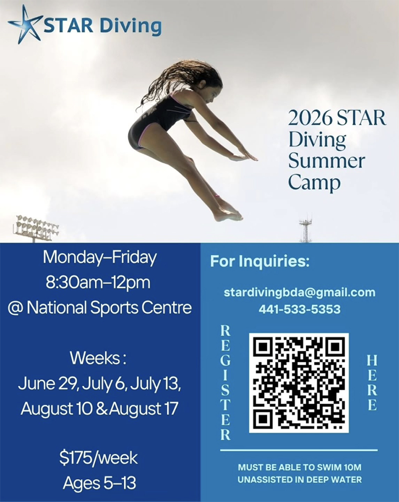 STAR Diving Summer Camp Bermuda March 31 2026