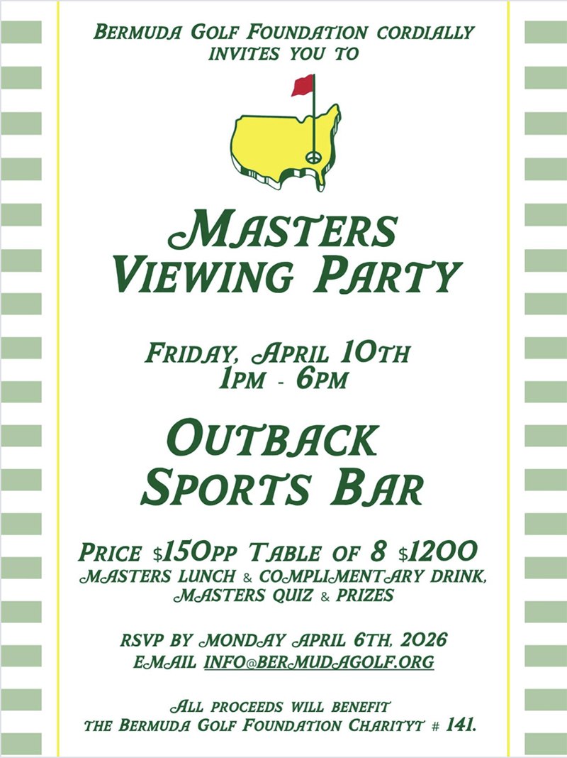The Masters Bermuda March 24 2026