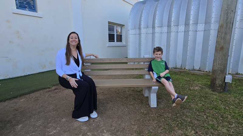 Zoe Kempe Gibson and Archer Gibson_Daughter and Grandson Bermuda March302026