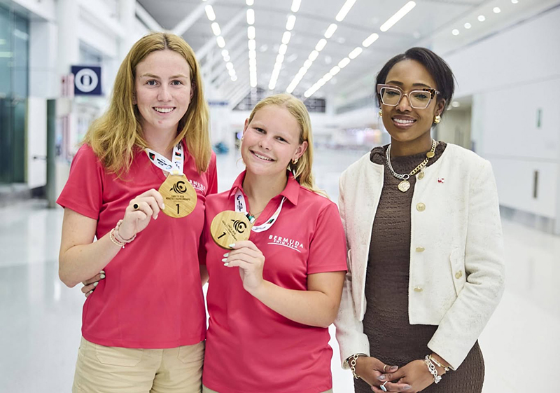 CARIFTA swim team Bermuda April 11 2026 2