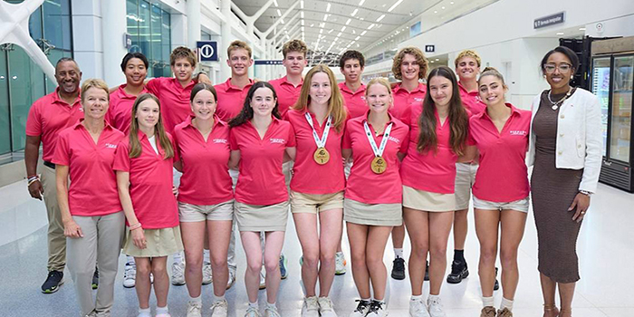 CARIFTA Swim Team Welcomed Home