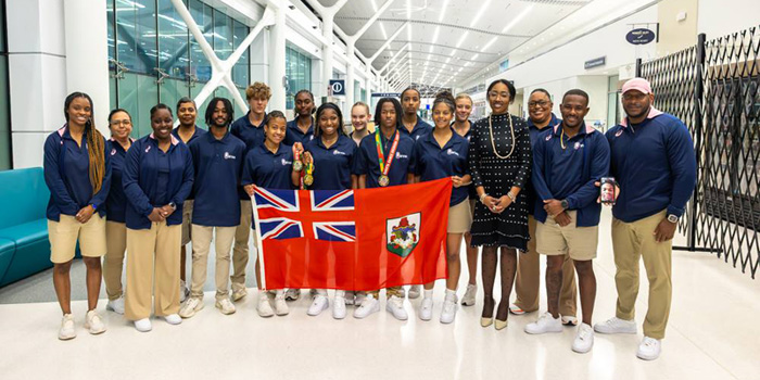 Bermuda Carifta Athletes Return Home