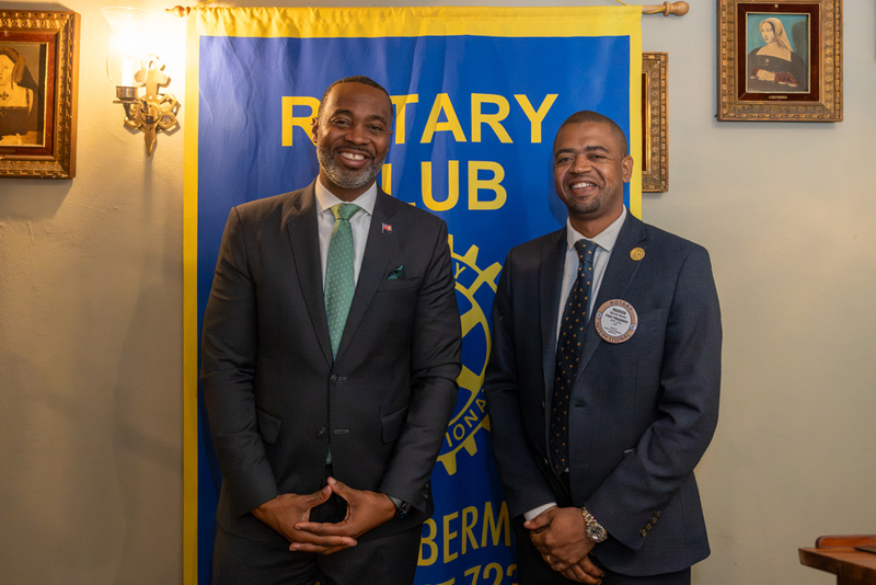 Premier Burt Speaks At Sandys Rotary On Budget