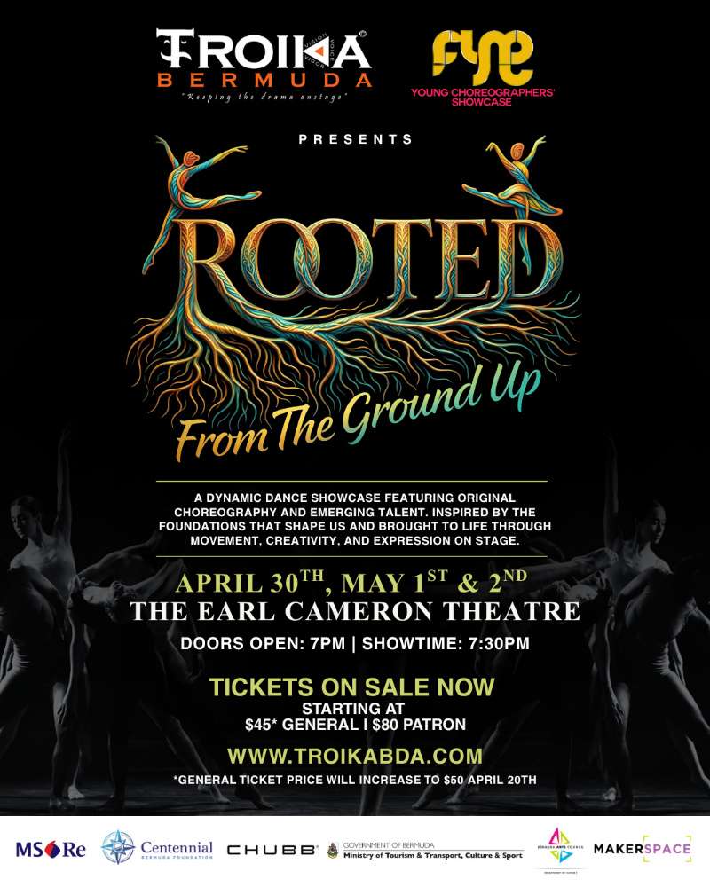 TROIKA's Young Choreographers Showcase Bermuda April 2026