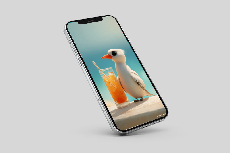 Baby Longtail Having A Swizzle Phone Mockup Bermuda May 2026 Regular
