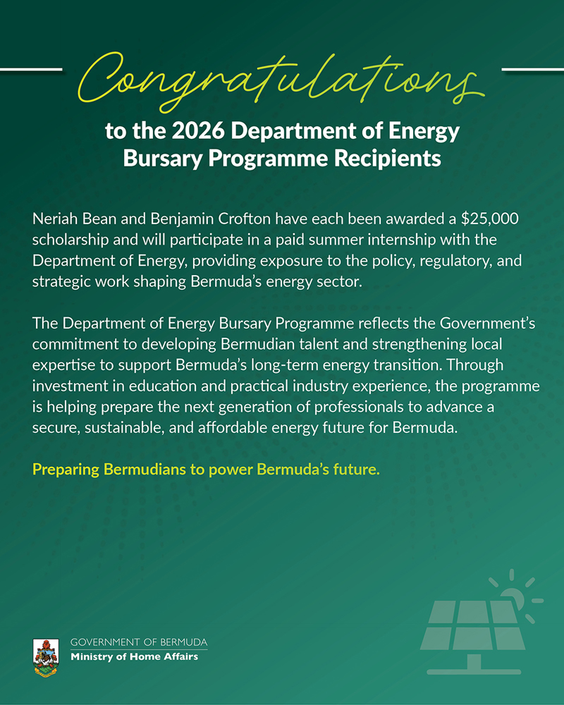 Department of Energy Bursary Programme Bermuda May 2026 (2)