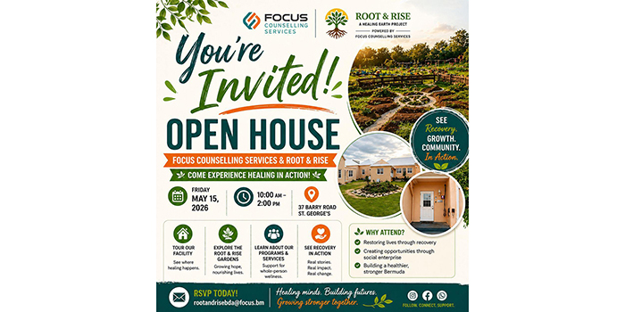 Focus To Host Root & Rise Open House - Bernews