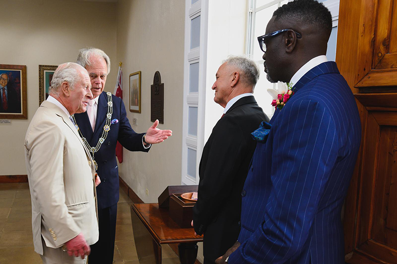 King Charles III Visits City Hall In Hamilton Bermuda May 1 2026 6
