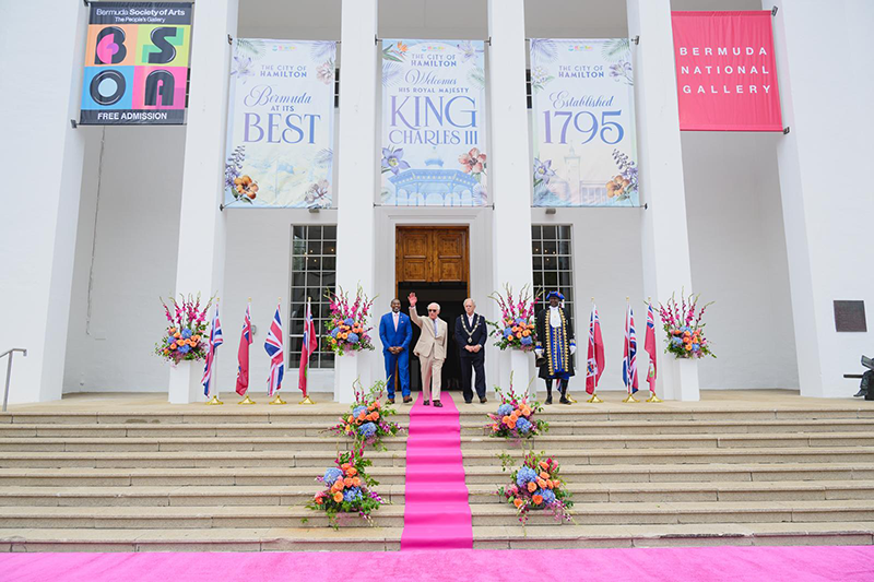 King Charles III Visits City Hall In Hamilton Bermuda May 1 2026 7
