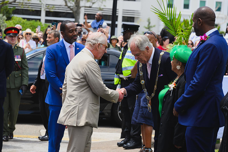 King Charles III Visits City Hall In Hamilton Bermuda May 1 2026 8