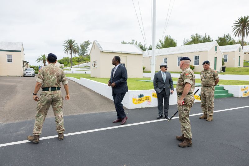 Minister Weeks Visits RBR At Warwick Camp Bermuda May 2026 (1)