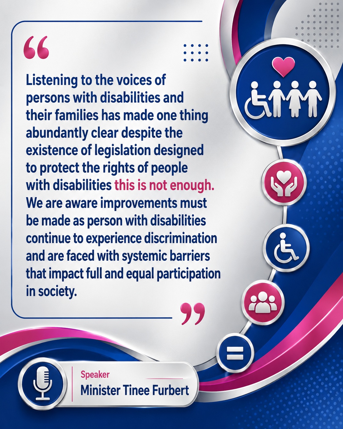 Minister of Youth, Social Development and Seniors Tineé Furbert 3453543