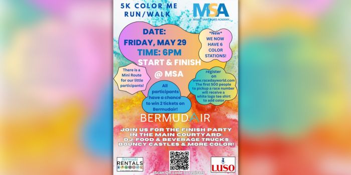 MSA To Host Color Me Walk/Run On May 29th