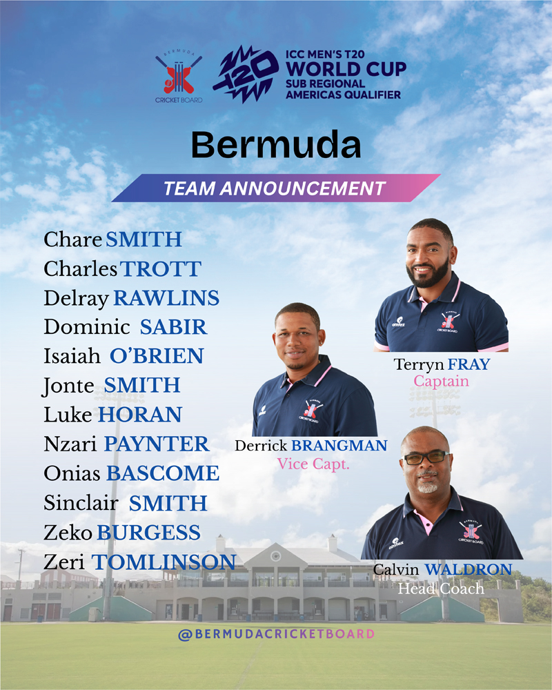 BCB World Cup Americas Qualifier Team Bermuda June 2026