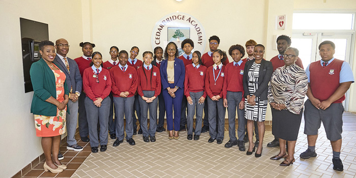 Photos: Minister Caesar Visits CedarBridge