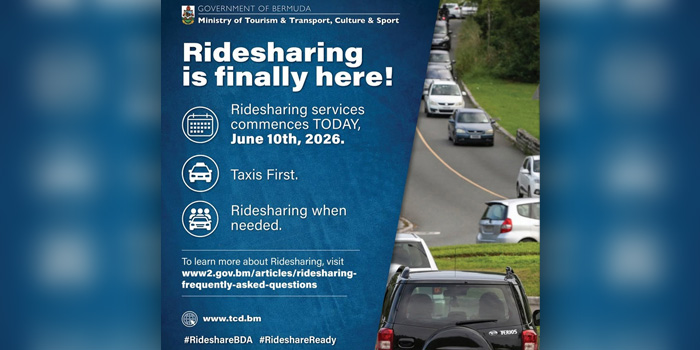 Ridesharing Officially Launches Across Bermuda