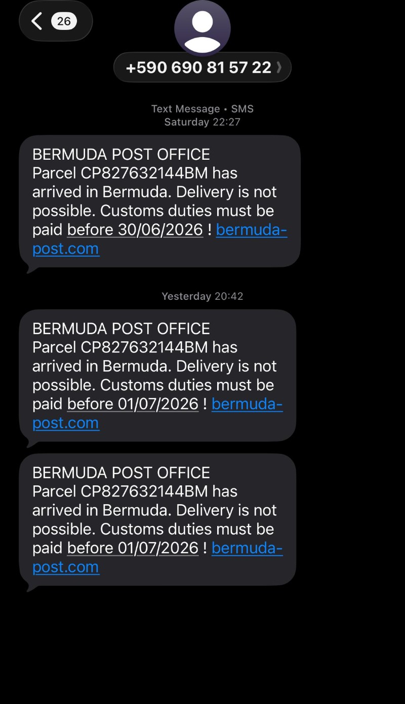 postal-scam-bermuda-june-2026
