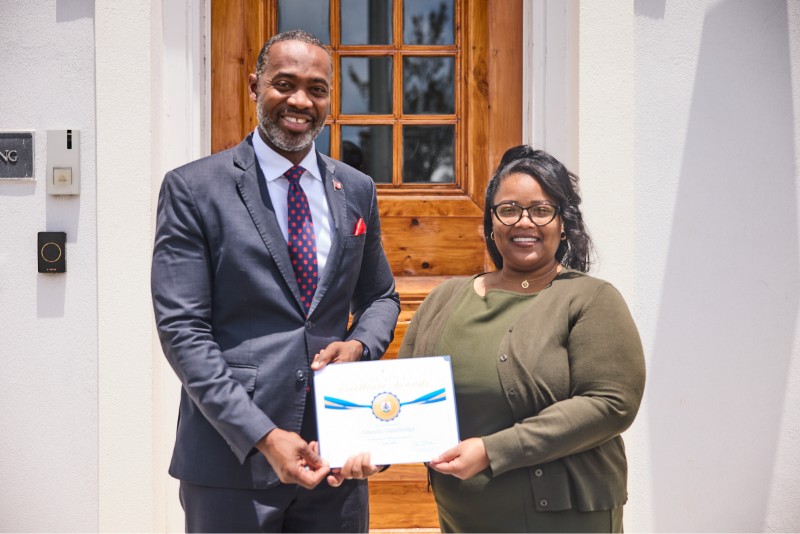 Alneisha Outerbridge Earns PSEA Award Bemruda July 2026 (1)