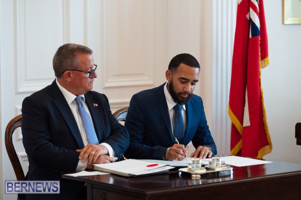 Cabinet reshuffle Bermuda July 3 2026 AW-109