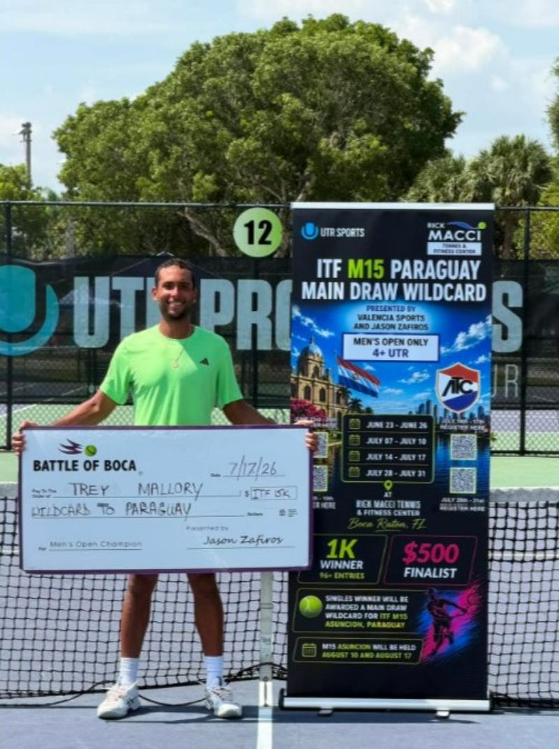 Mallory Wins Battle Of Boca UTR Pro Event Bermuda July 2026