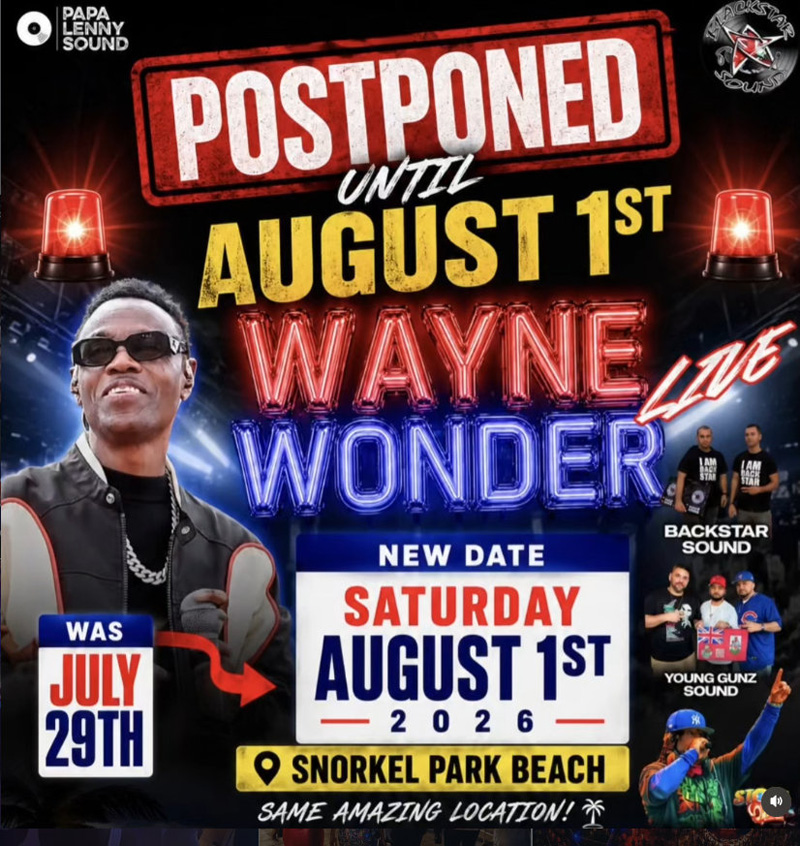 Wayne Wonder Bermuda July 2026