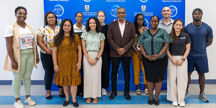 Minister Rabain Welcomes Twelve New Teachers
