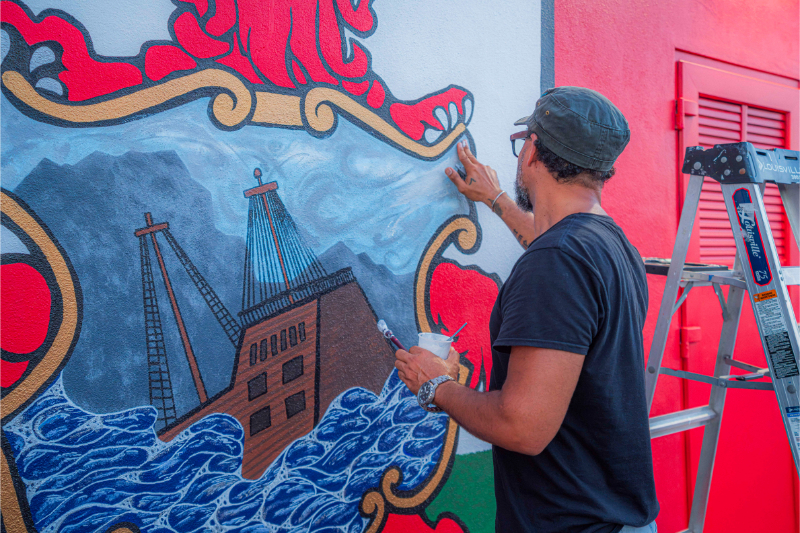 City Completes Bermuda Flag Mural Restoration Bermuda Sept 2026 (1)
