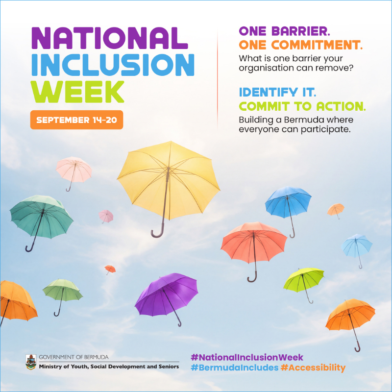 National Inclusion Week Campaign Bermuda Sept 2026