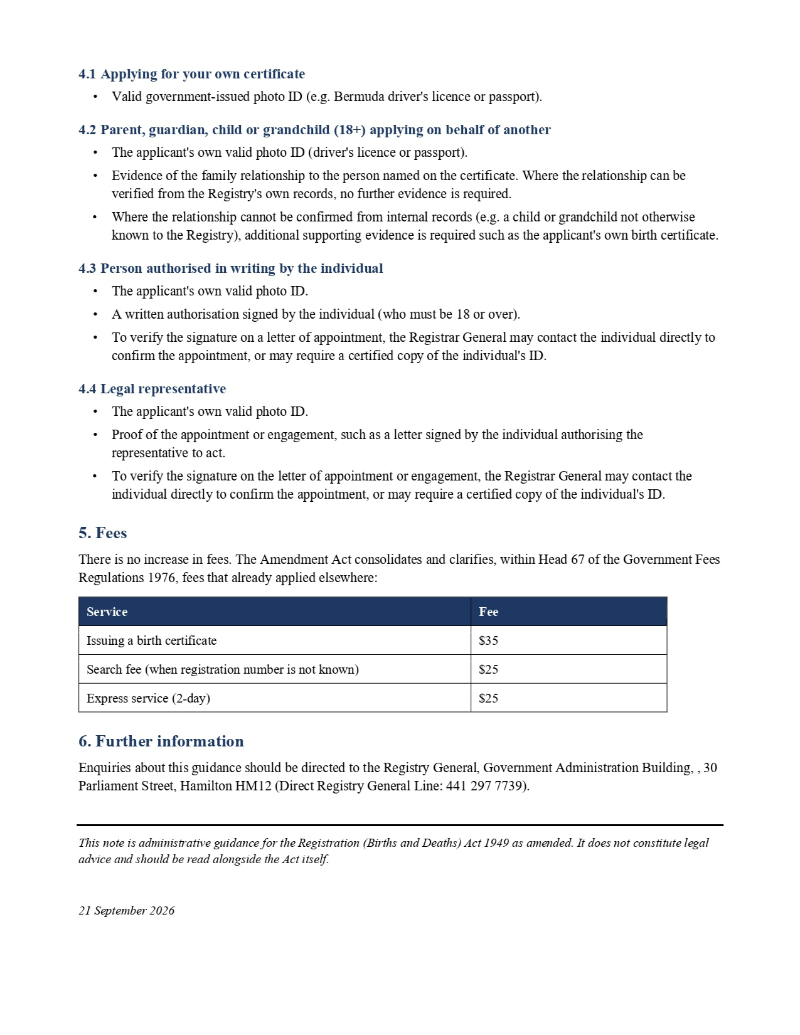 Public Guidance Note Birth Certificate Applications Bermuda Sept 2026 (2)