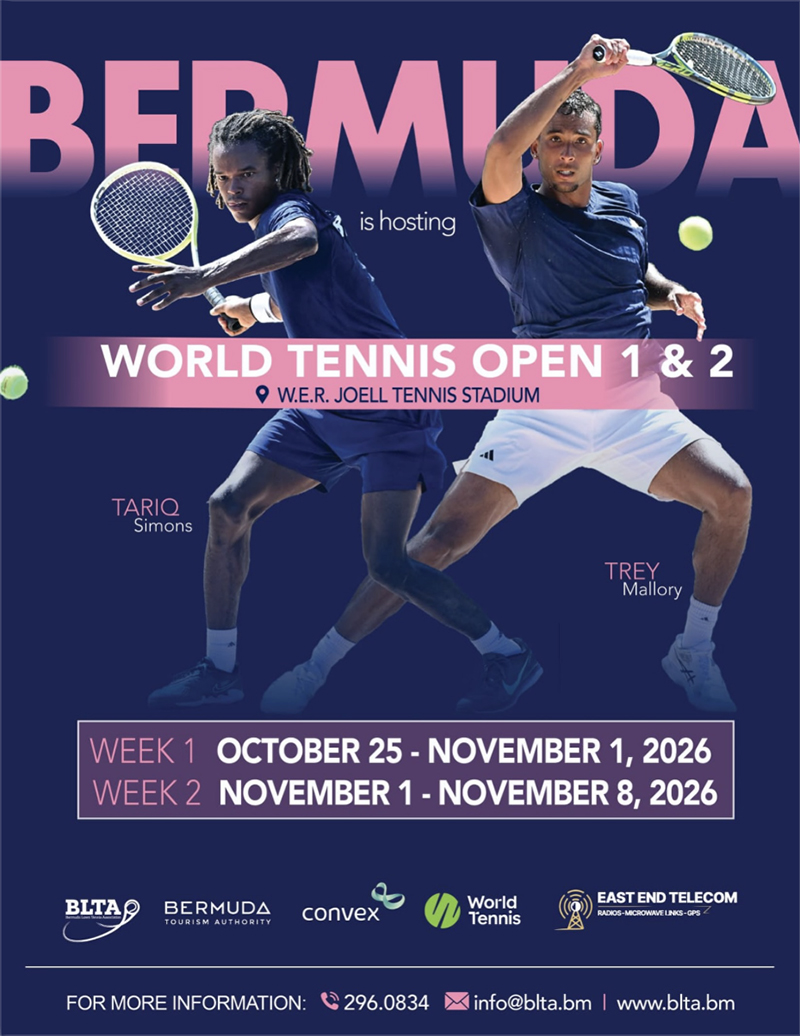 Tennis Bermuda Oct 14 2026
