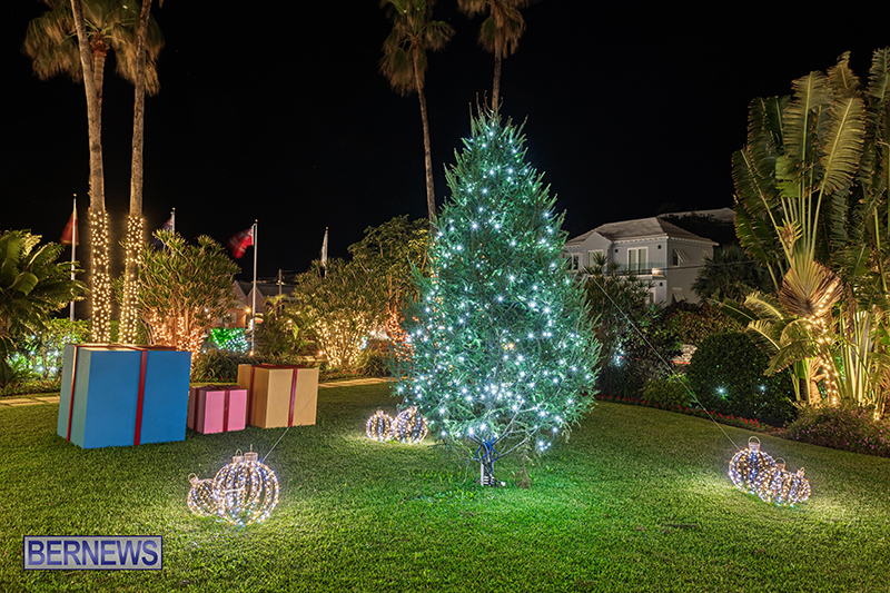 Hamilton Princess Christmas Lights Bermuda Dec 24 2025 5