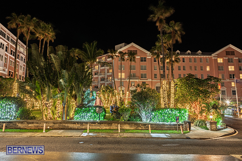 Hamilton Princess Christmas Lights Bermuda Dec 24 2025 6
